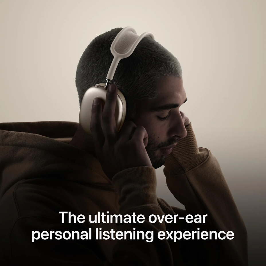 ZapAudio Max -ANC Wireless Over-Ear Headphones, Transparency Mode, Personalized Spatial Audio, Dolby Atmos 45Hr Battery & Deep Bass
