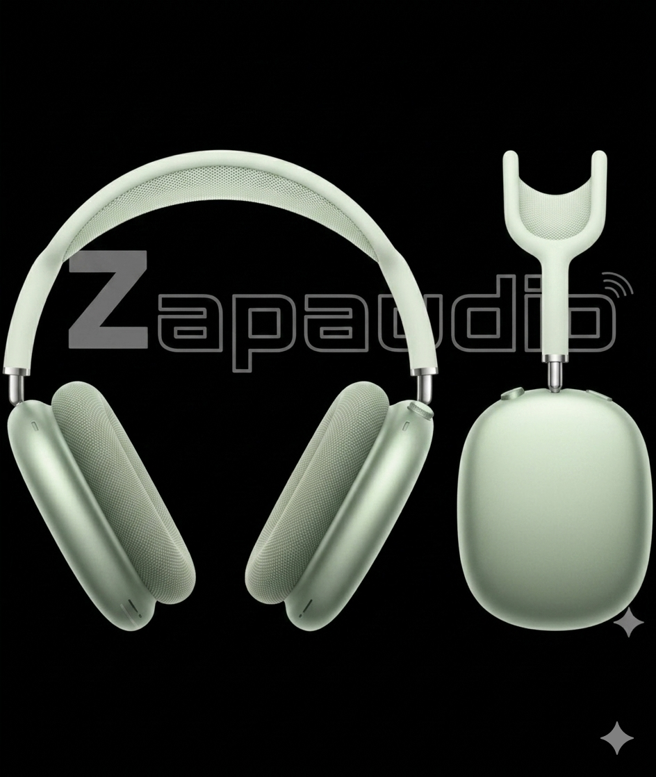ZapAudio Max -ANC Wireless Over-Ear Headphones, Transparency Mode, Personalized Spatial Audio, Dolby Atmos 45Hr Battery & Deep Bass